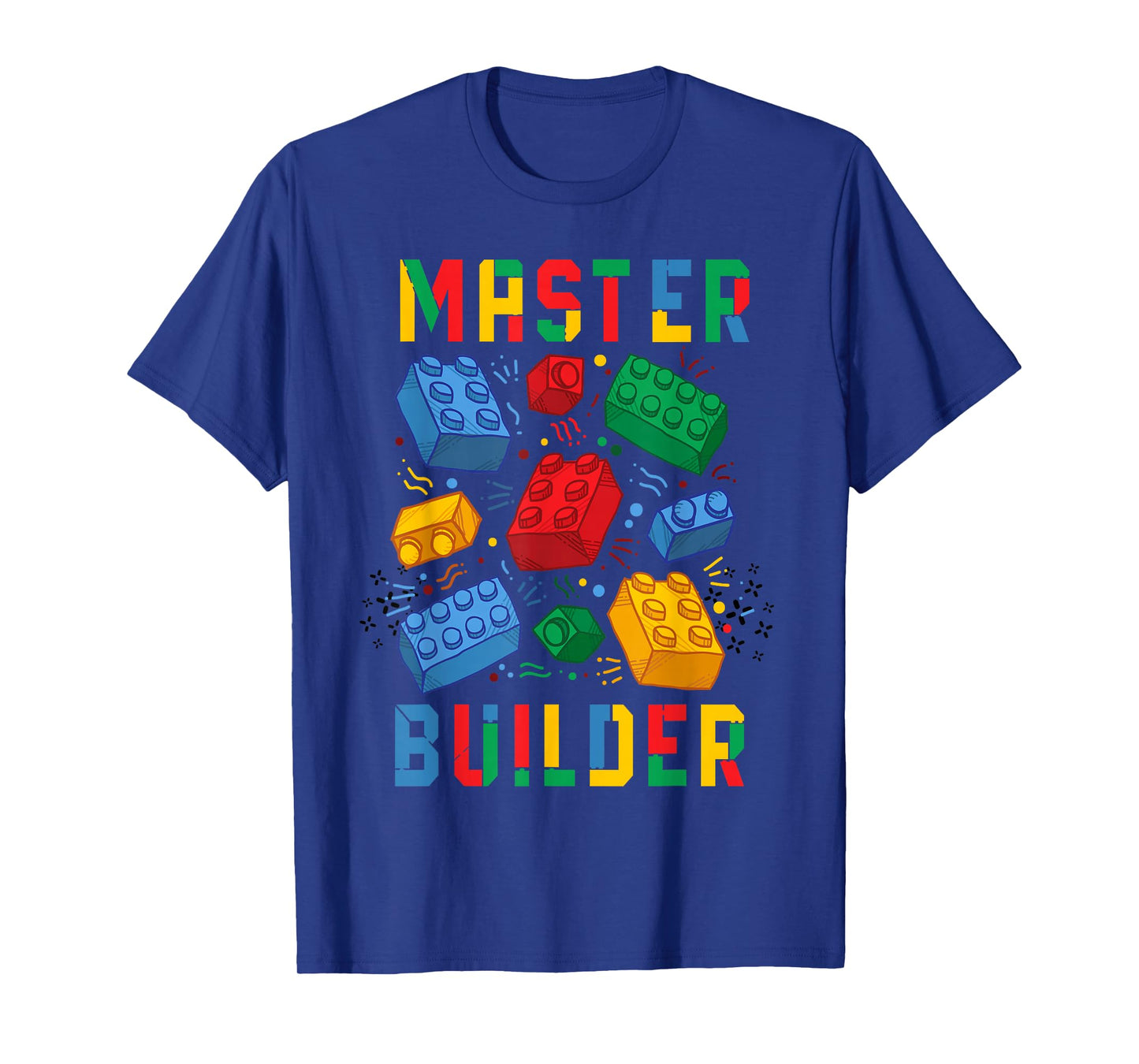 Brick Builder Funny Blocks Building Master Builder T-Shirt