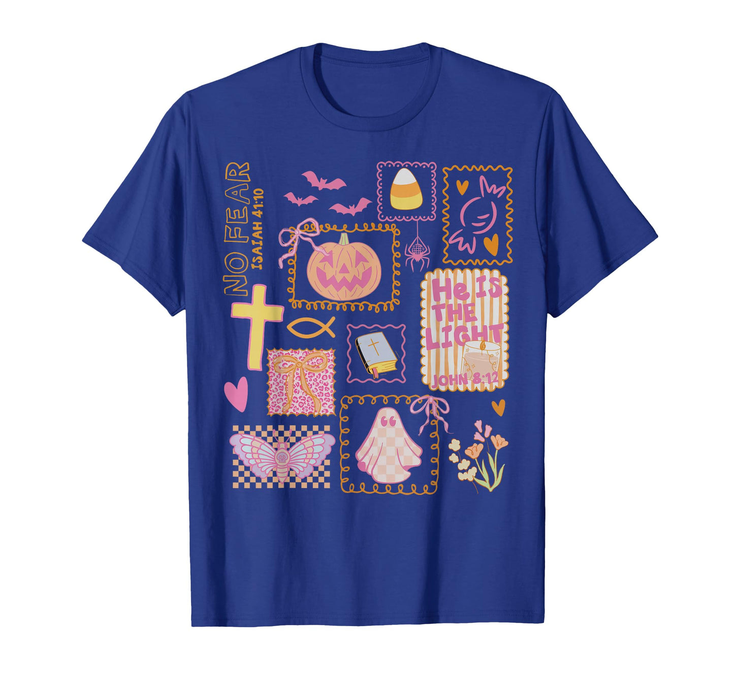 Christian Halloween Ghost Bible Faith Jesus Men Women T-Shirt
