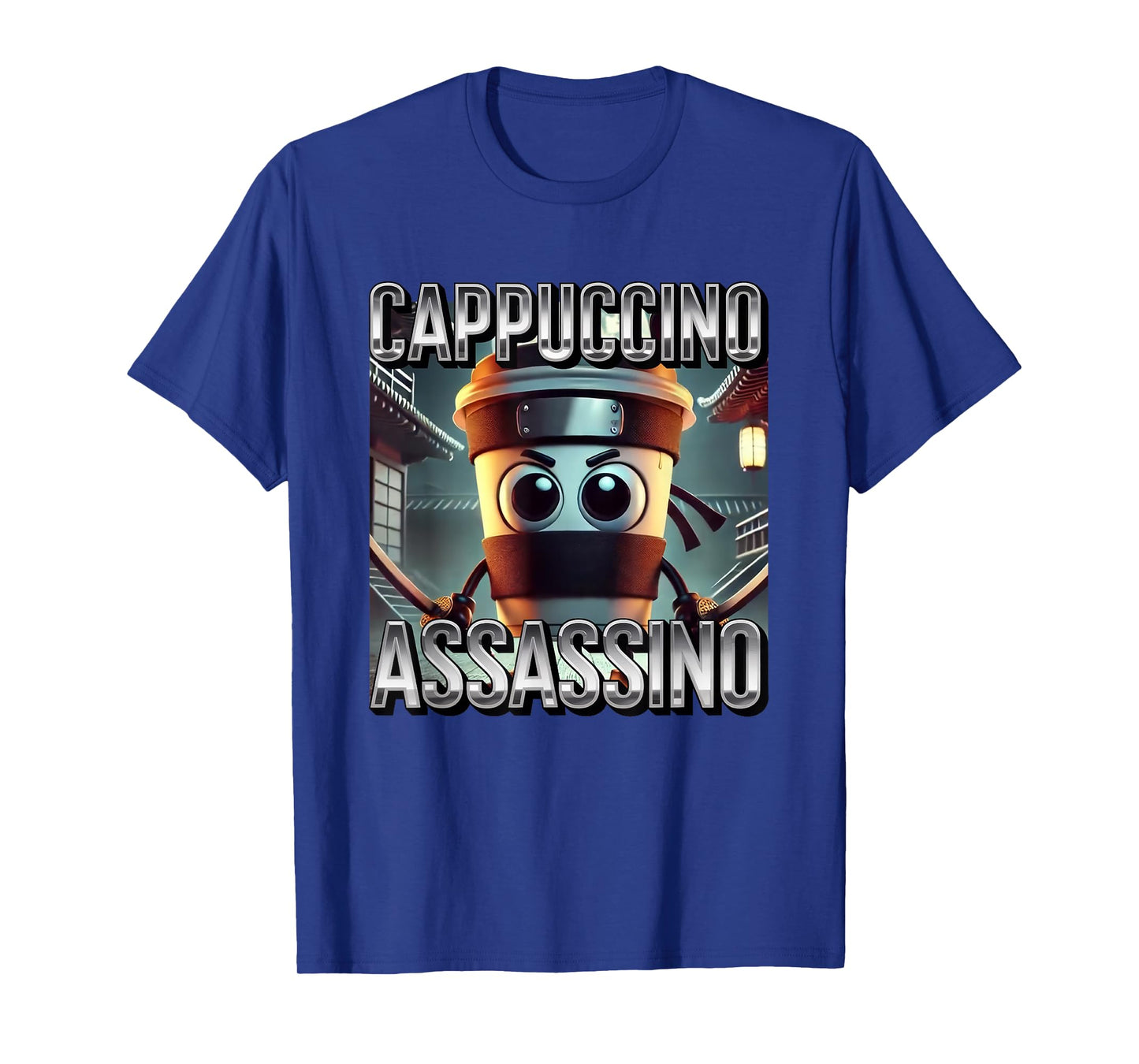 Cappuccino Assassino Coffee Lovers Italian Brainrot Meme T-Shirt