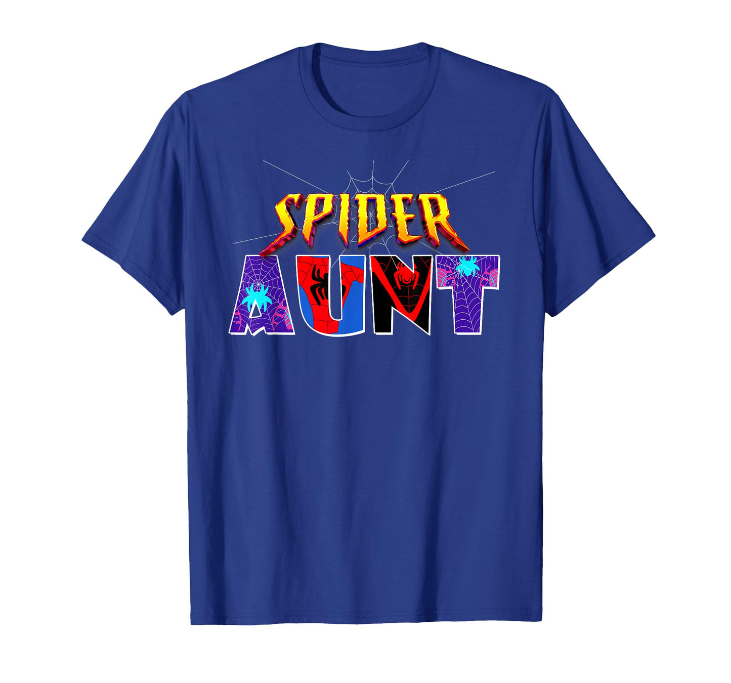 Spider Aunt Shirt Birthday Mothers Day Halloween Costumes T-Shirt