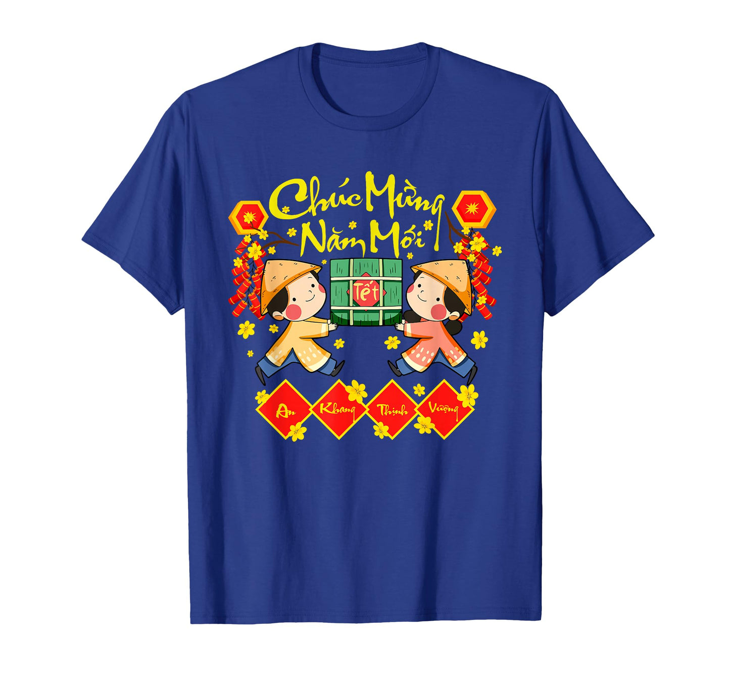 Happy Vietnamese New Year Chuc Mung NAM Moi Boy Girl Ao Dai T-Shirt