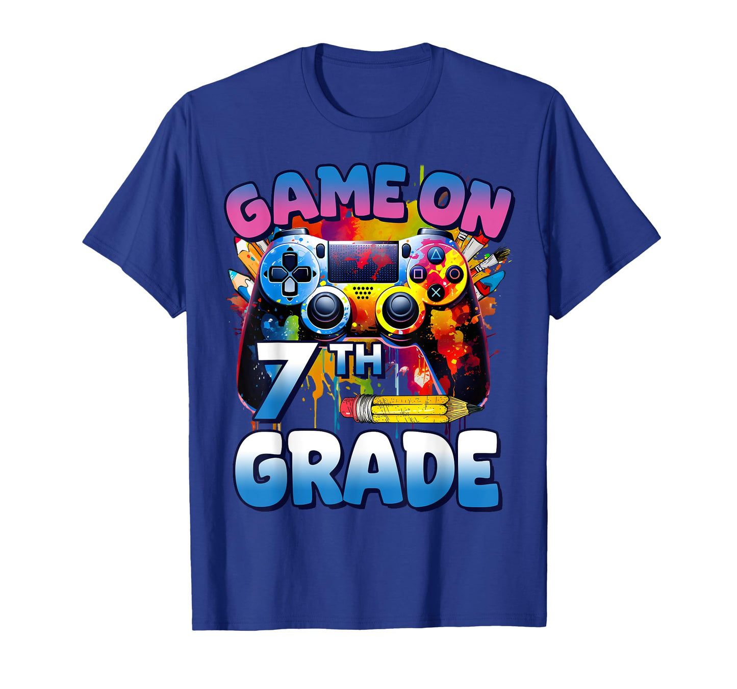 Game On 7th Grade First Day Gamer Shirt Boys T-Shirt