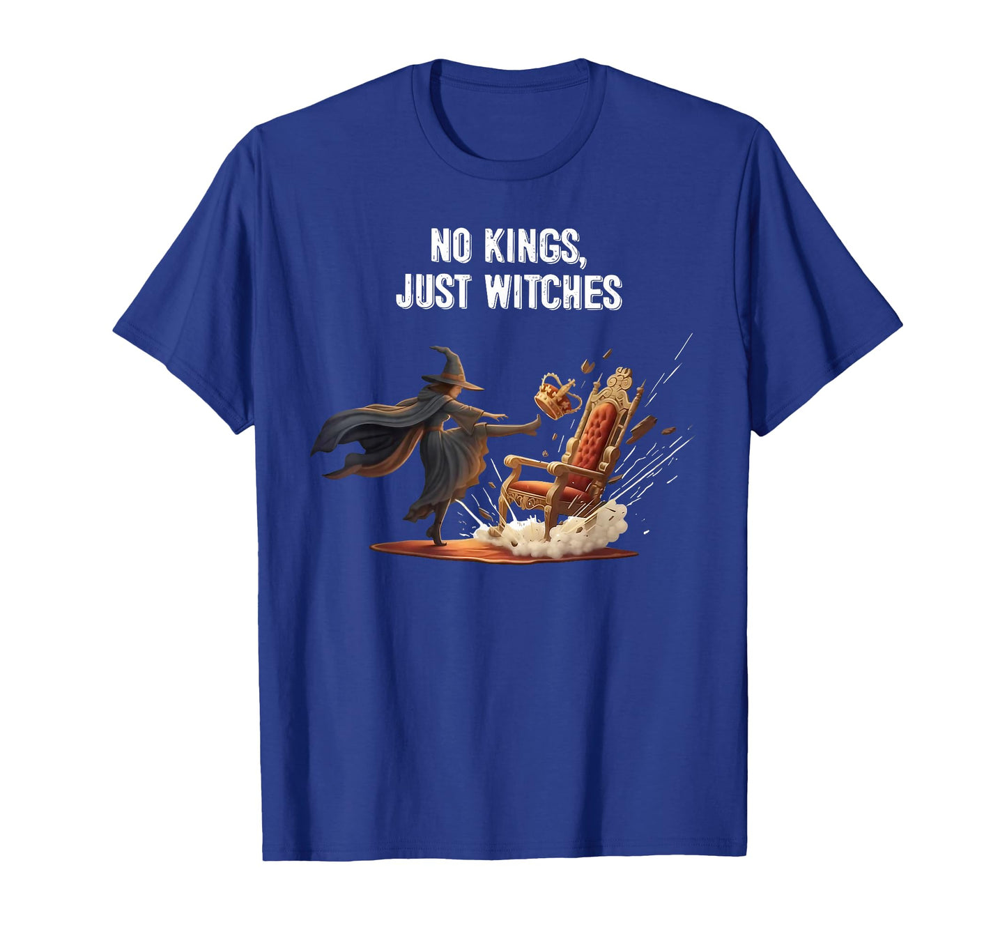 No Kings Just Witches Funny Witchcore Halloween Art T-Shirt