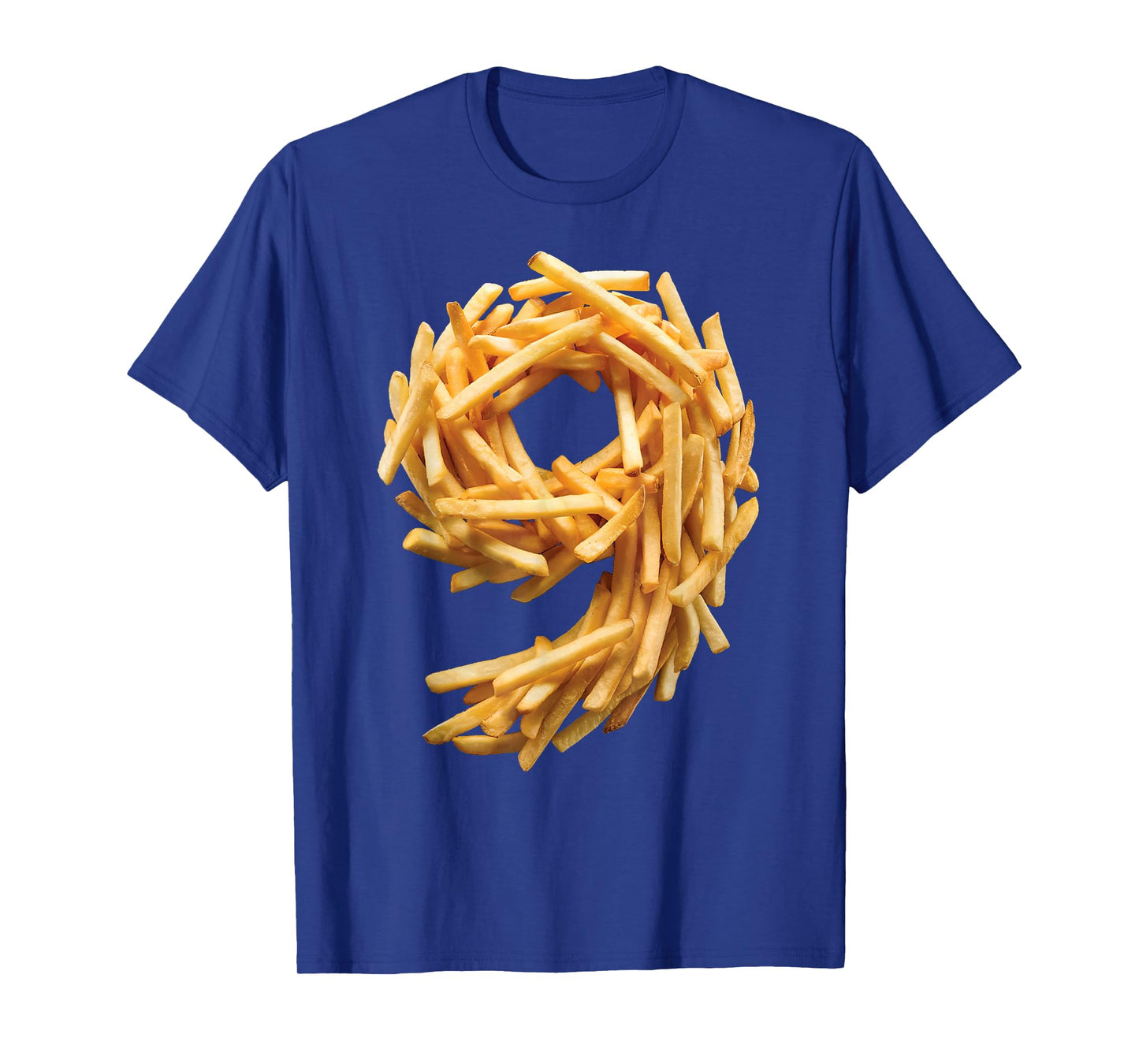 French Fries Number 9 Funny 9th Birthday Nine Burger Food T-Shirt