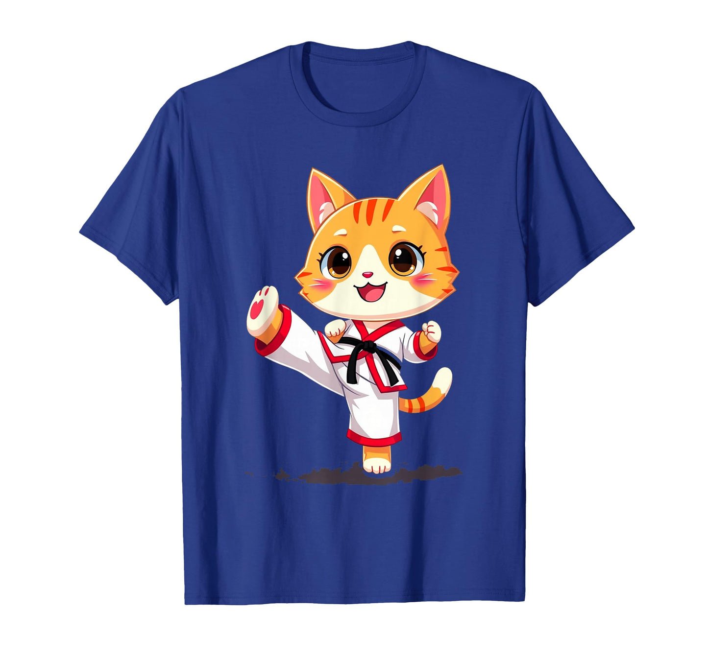 Karate Taekwondo Cat Jiu Jitsu Martial Arts Humor Girl Women T-Shirt