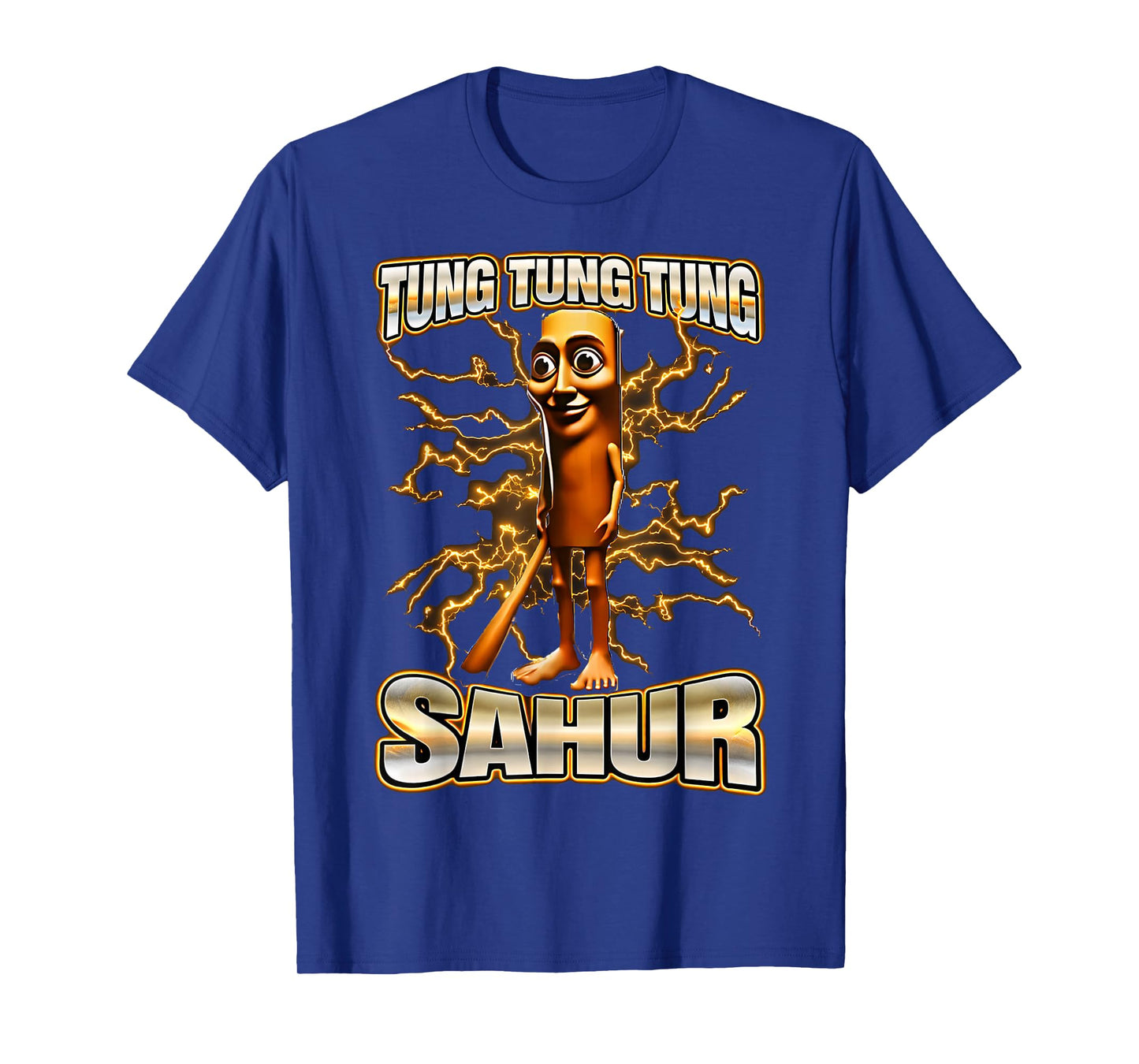 Funny Italian Brainrot Tung Tung Tung Sahur Y2K Bootleg T-Shirt