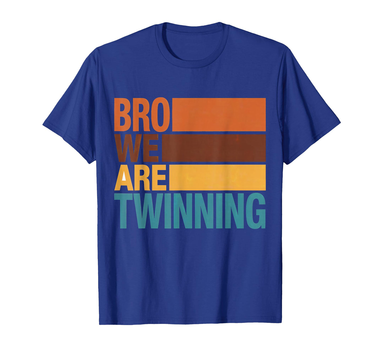 Bro We are Twinning Twin Day Spirit Week Funny Kids 70s boys T-Shirt