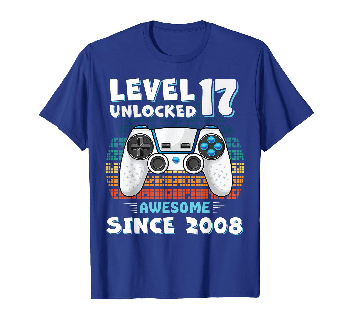 17 Year Old BDay Decorations Men Boy 17yr 2008 17th Birthday T-Shirt