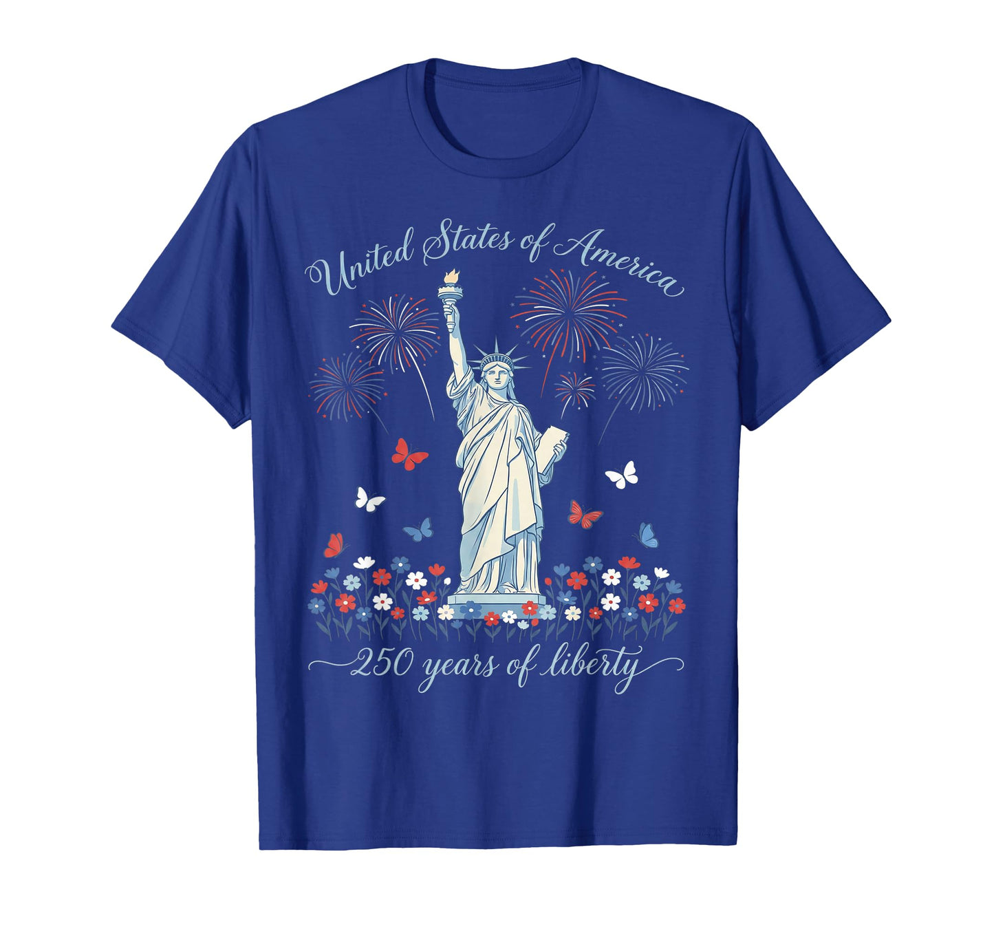United States of America 250th Anniversary Women 4th of July T-Shirt