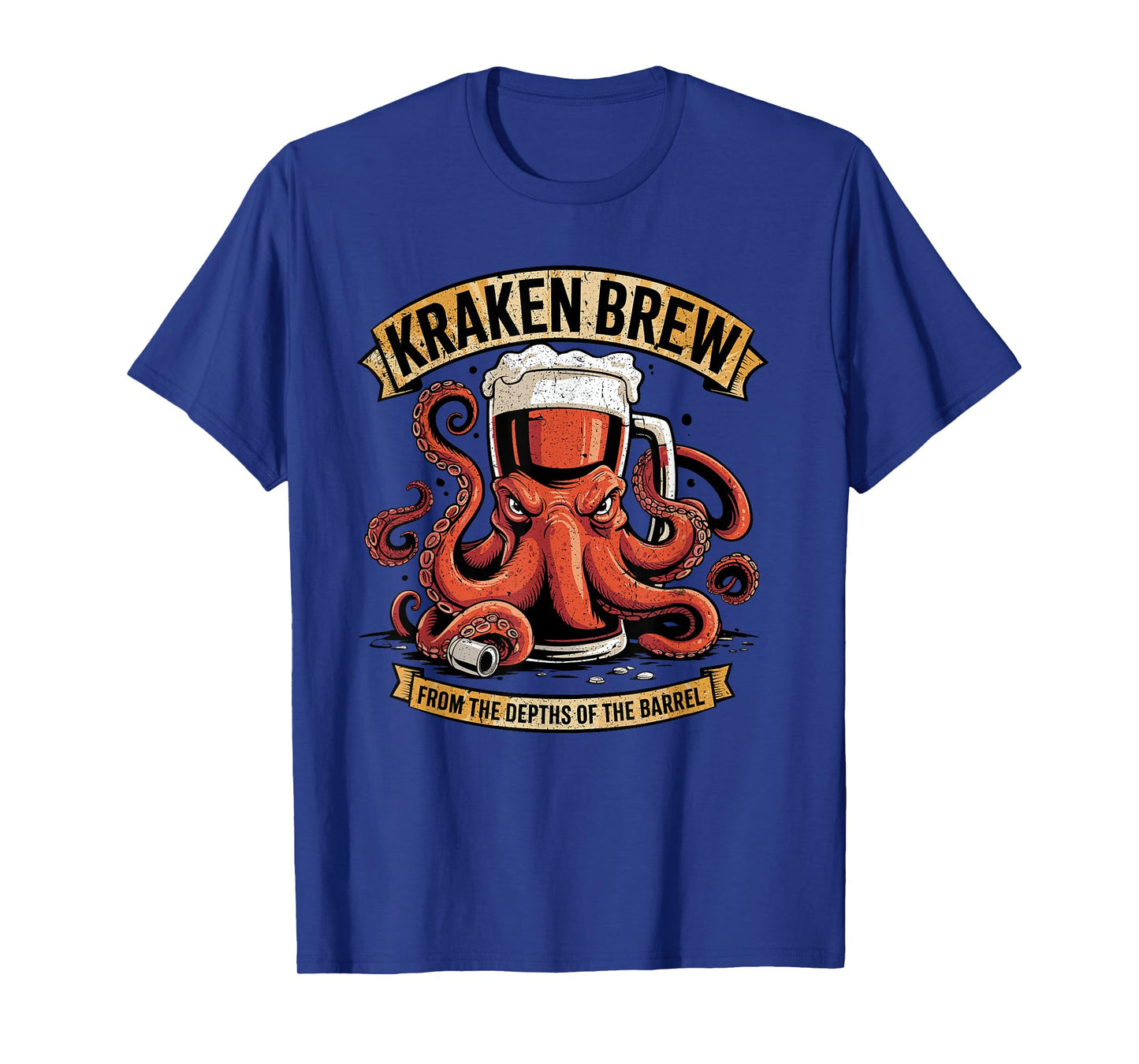 Funny Kraken Brew Beer Octopus Tavern T-Shirt