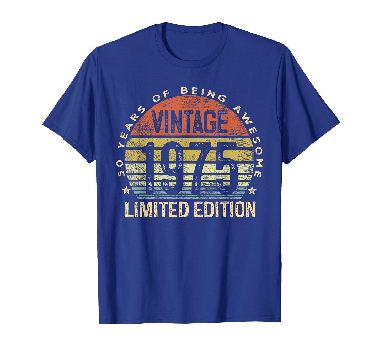 Vintage 1975 Limited Edition 50-Year-Old Gifts 50th Birthday T-Shirt