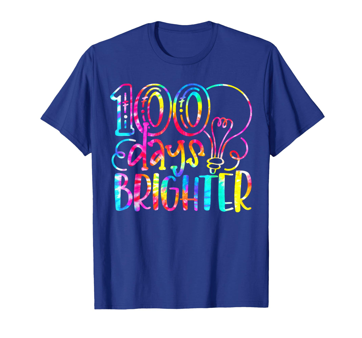 100 Days Brighter Student Happy 100th Day of School T-Shirt