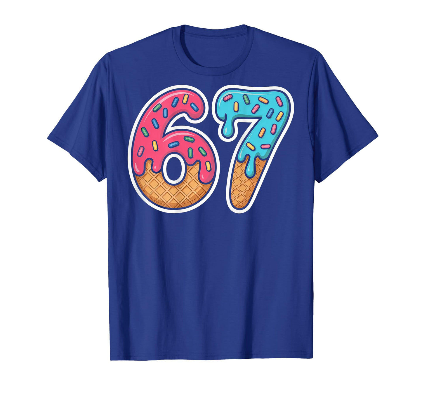 67 Ice Cream Drip (On Back) T-Shirt