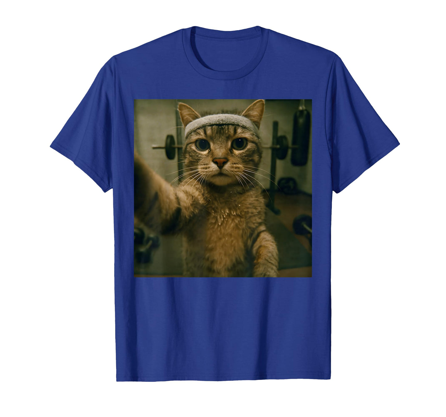 Funny Cat Gym Workout T-Shirt