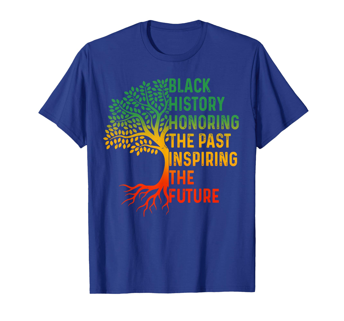 Honoring Past Inspiring Future Men Women Black History Month T-Shirt