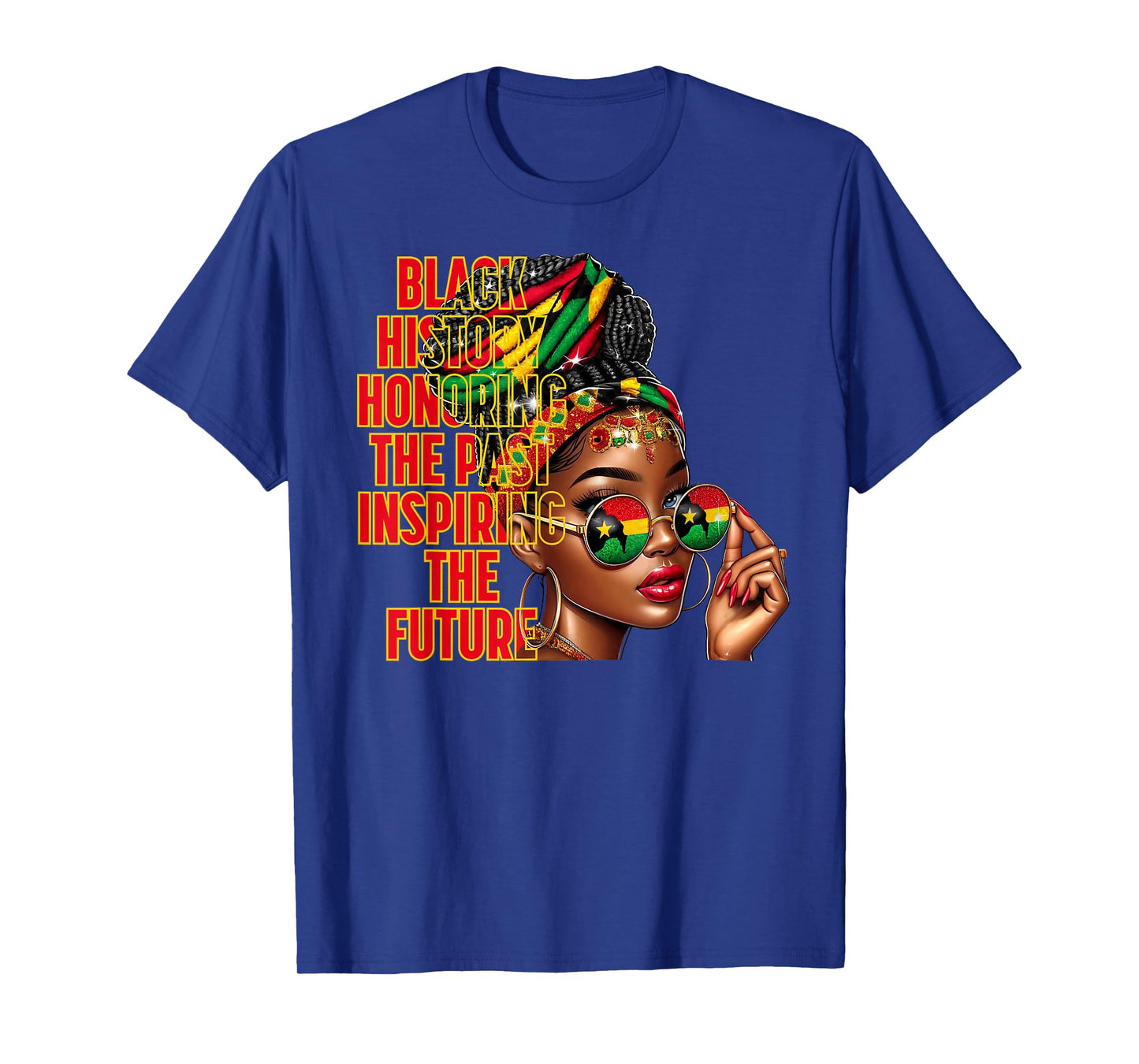 Black History Honoring The Past Inspiring Future Black Woman T-Shirt