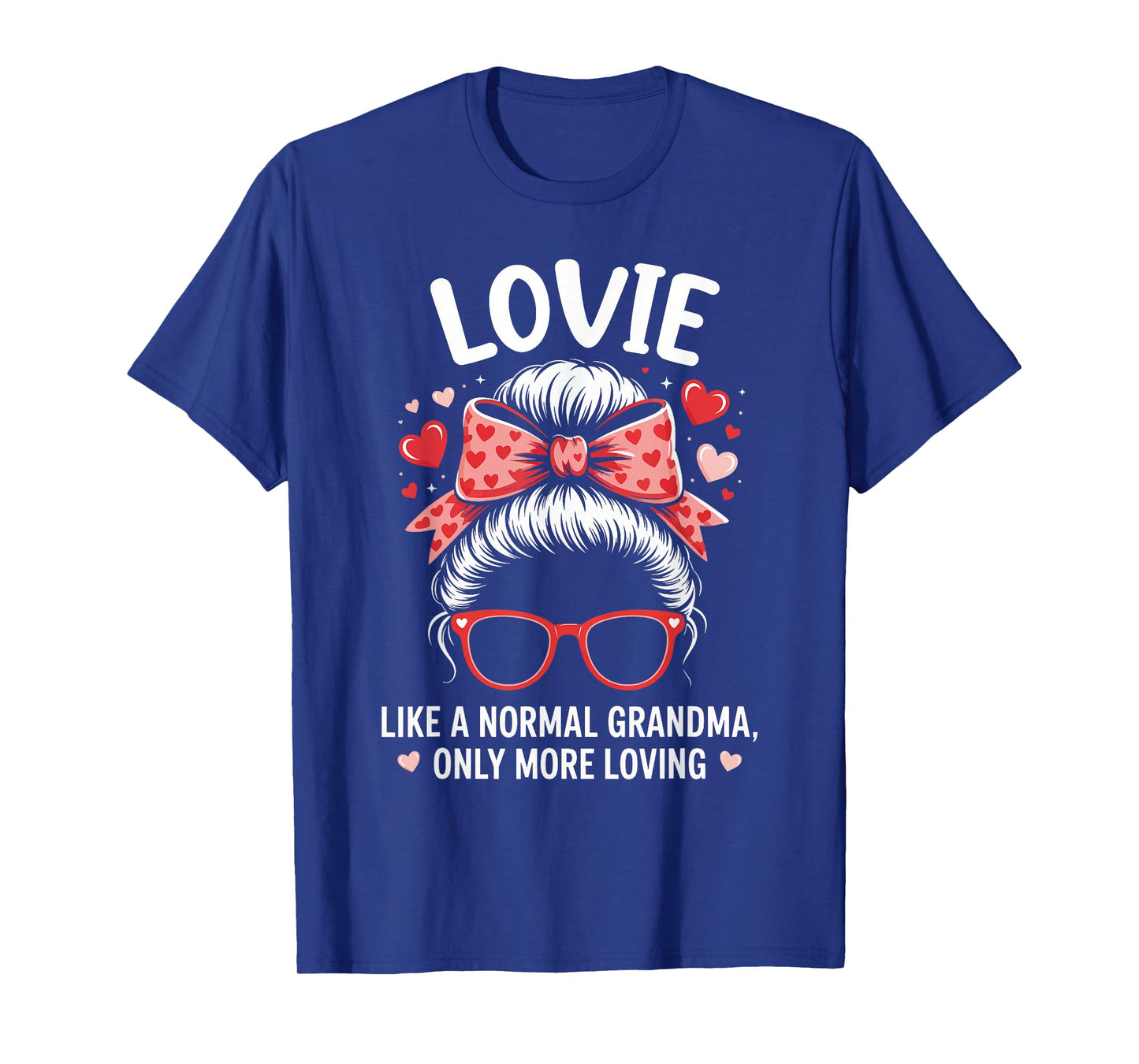 Lovie Valentine Quote for Loving Grandma with Cute Bow T-Shirt