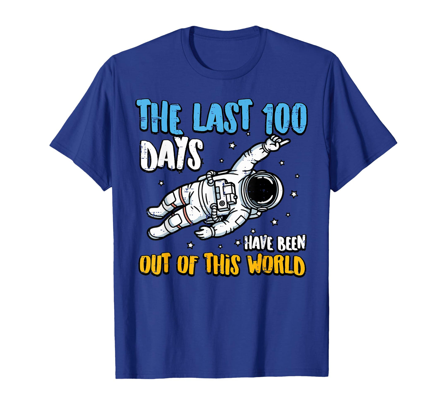 Last 100 Days Out of This World 100th Day School Boys Kids T-Shirt