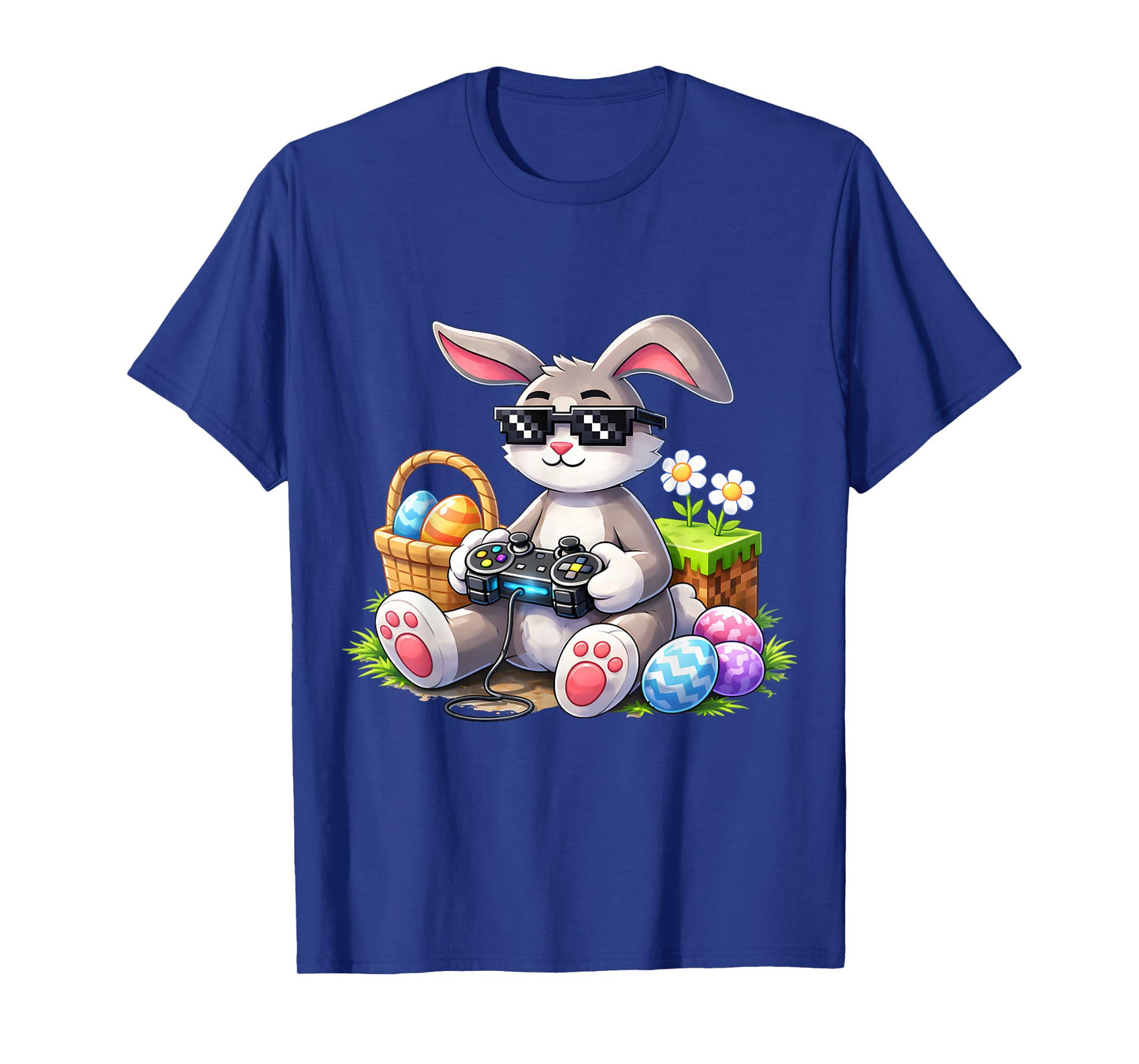 Funny Gaming Game Rabbit Bunny Easter Men Boy Toddler Kid T-Shirt
