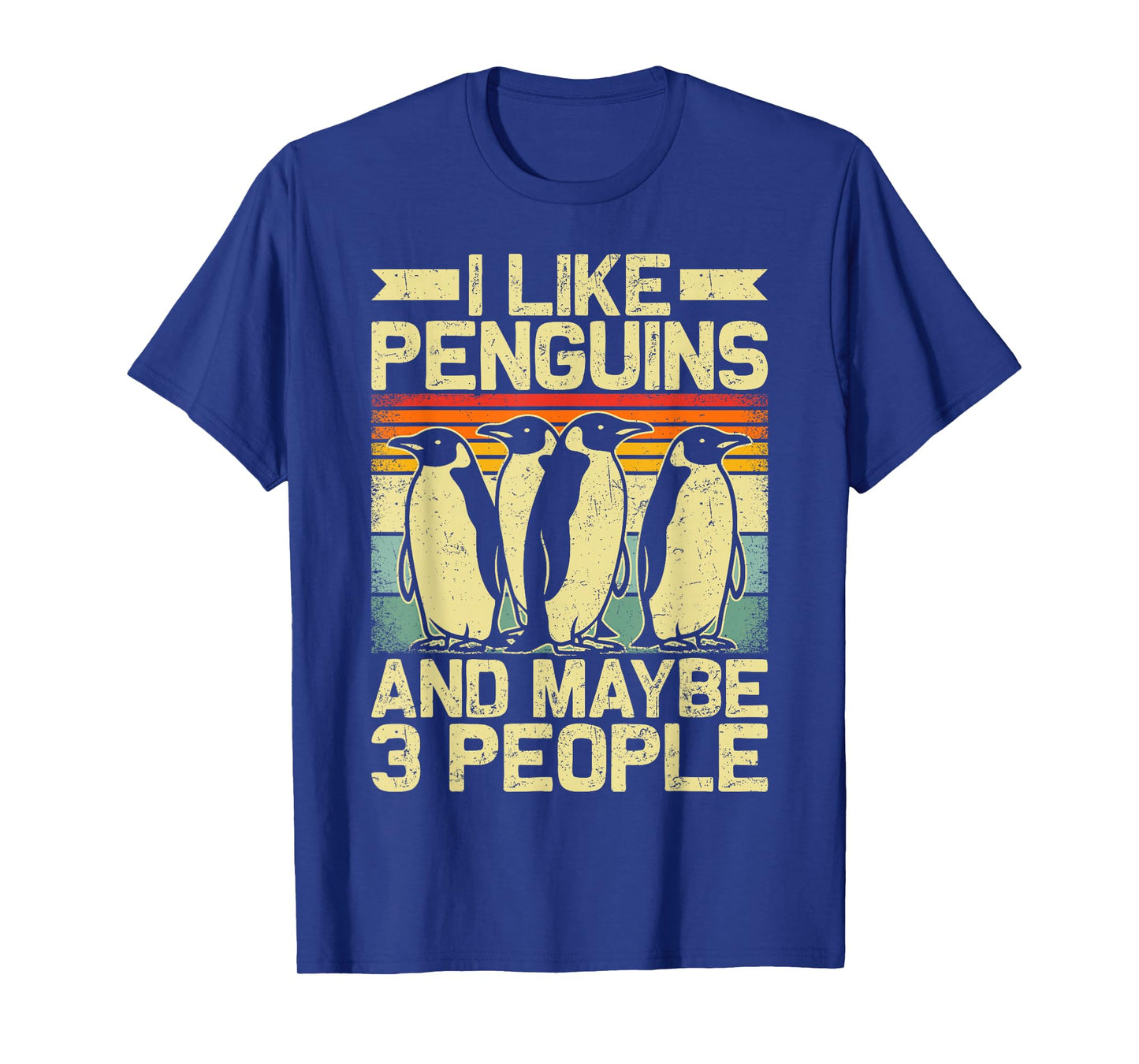 Funny Penguin Shirt Men Wildlife Polar Animal Penguin Lover T-Shirt