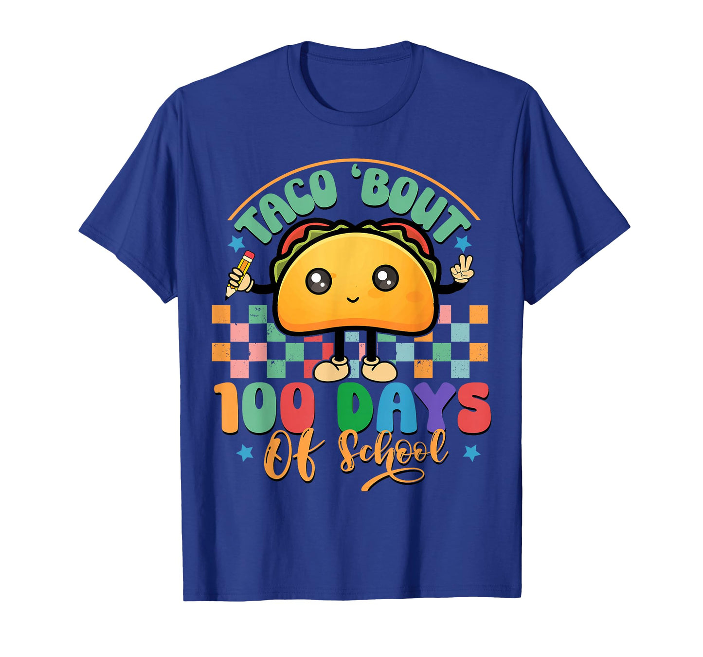 Taco About 100 Days of School Smarter 100th Day Girls Boys T-Shirt