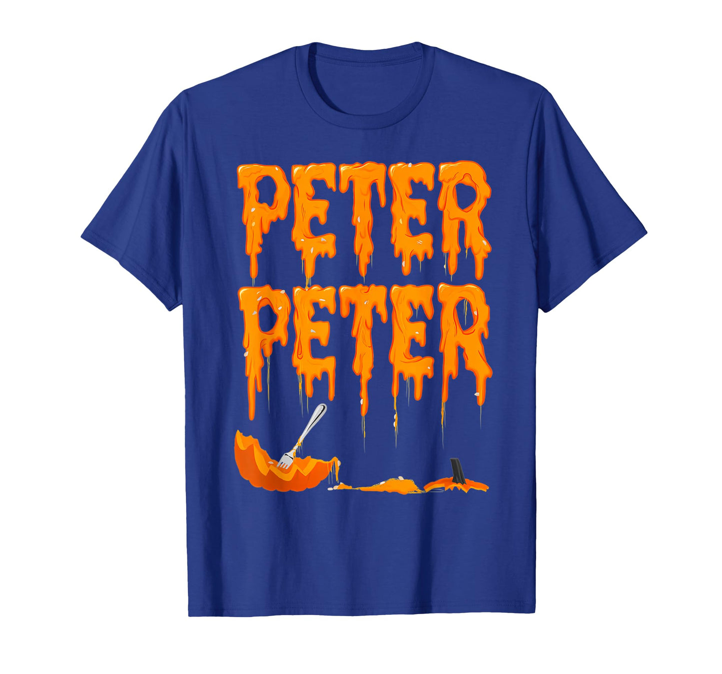 Peter Pumpkin Costume Eater For Couples Matching Halloween T-Shirt