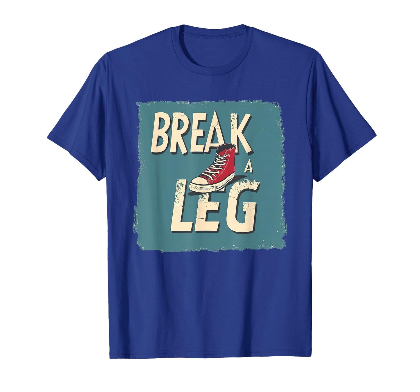 Funny Shoe with broken Leg Costume for Idiom Fans T-Shirt