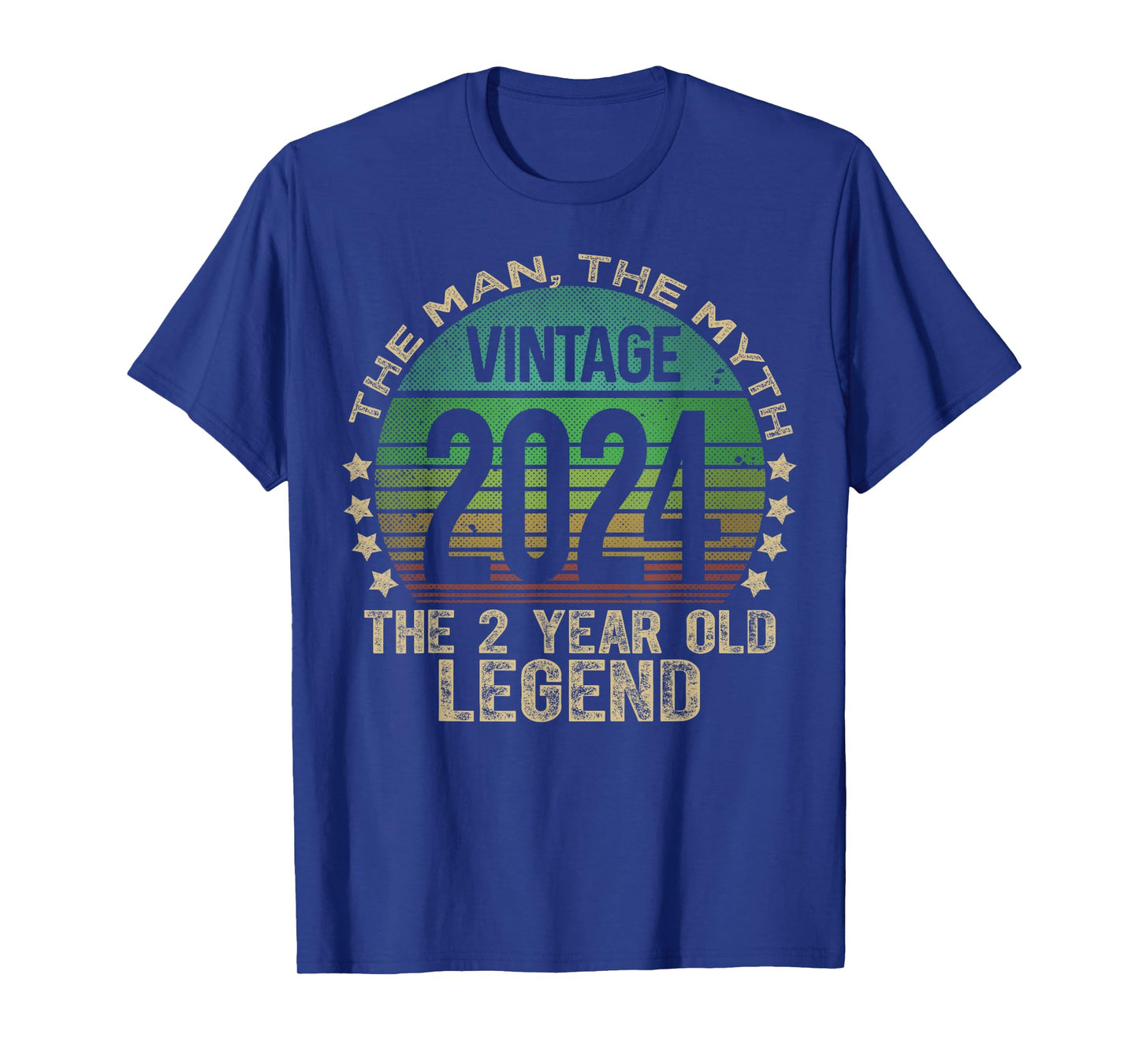 2 Year Old Gifts Vintage 2024 Limited Edition 2nd Birthday T-Shirt