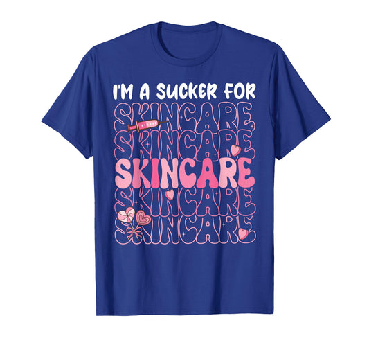 I'm A Sucker for Skincare Dermatology Therapist Valentines T-Shirt