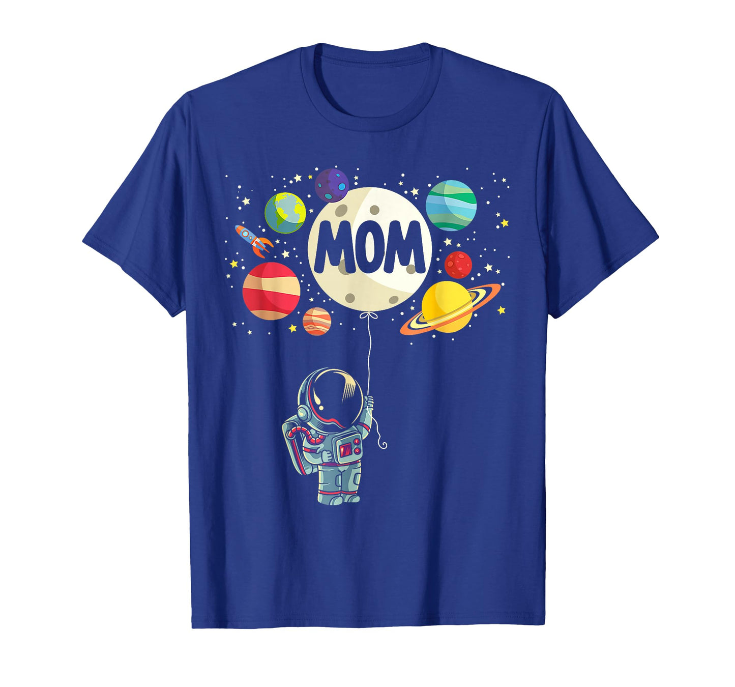 Mom of The Birthday Boy Space Astronaut 1st Birthday Family T-Shirt