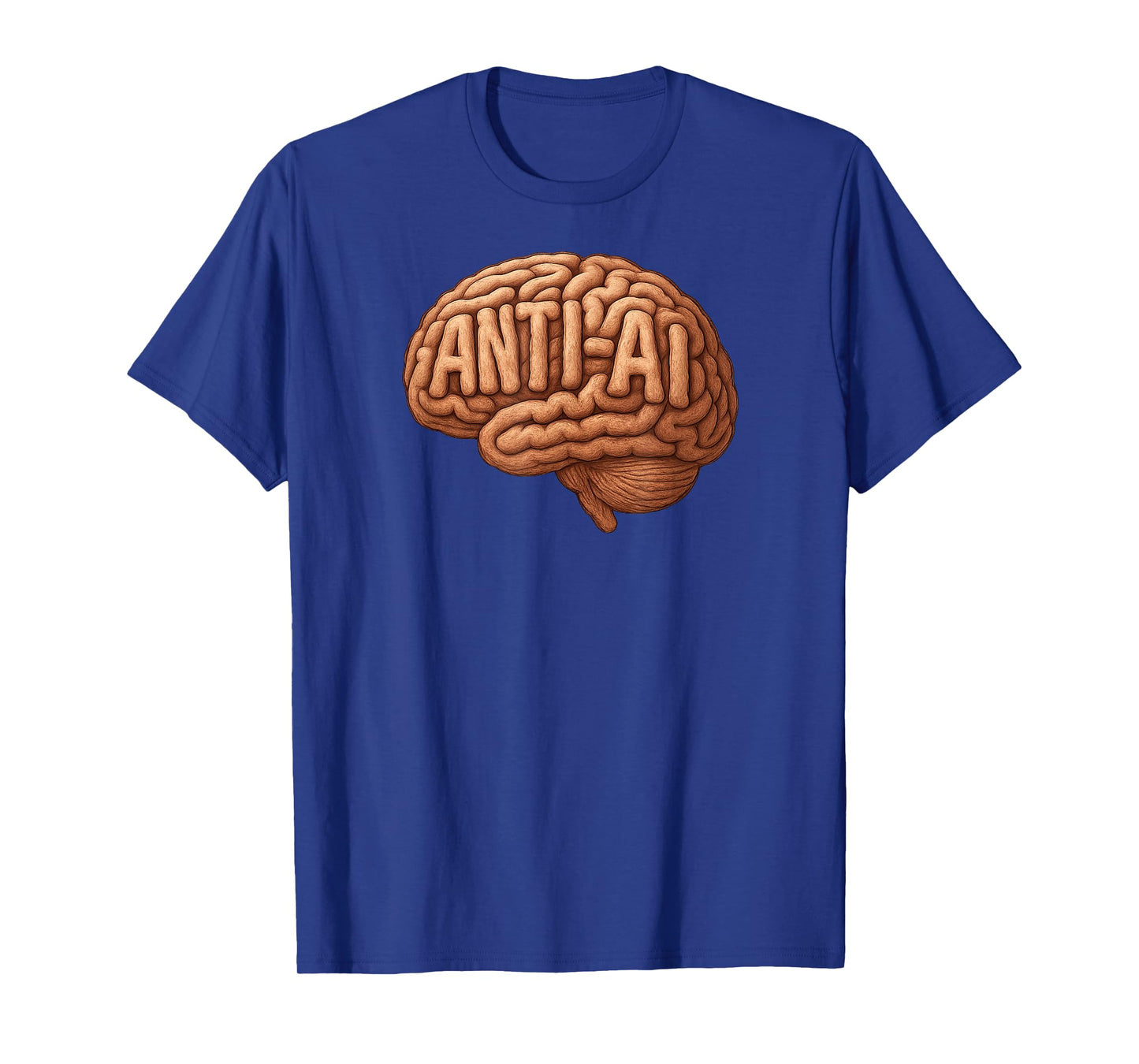 Anti-AI Say No to Artificial Intelligence Funny Luddite T-Shirt
