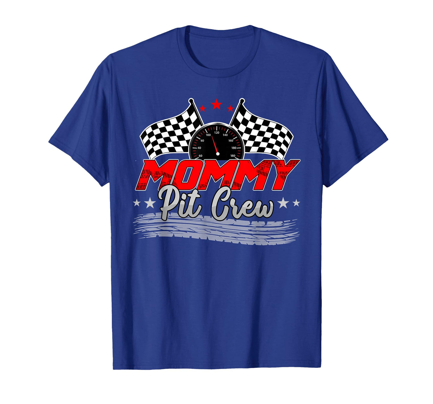 Mommy Pit Crew Race Car Birthday Family Racing Adult Women T-Shirt