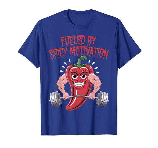Spicy Pepper Gym Design for Workout Lovers T-Shirt
