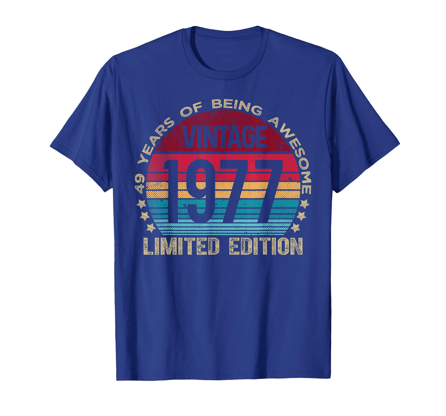49 Year Old Gifts Vintage 1977 Limited Edition 49th Birthday T-Shirt