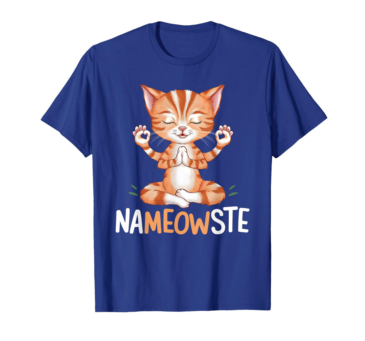 Yoga Cat Nameowste Meditation Zen Kitten Namaste Funny T-Shirt