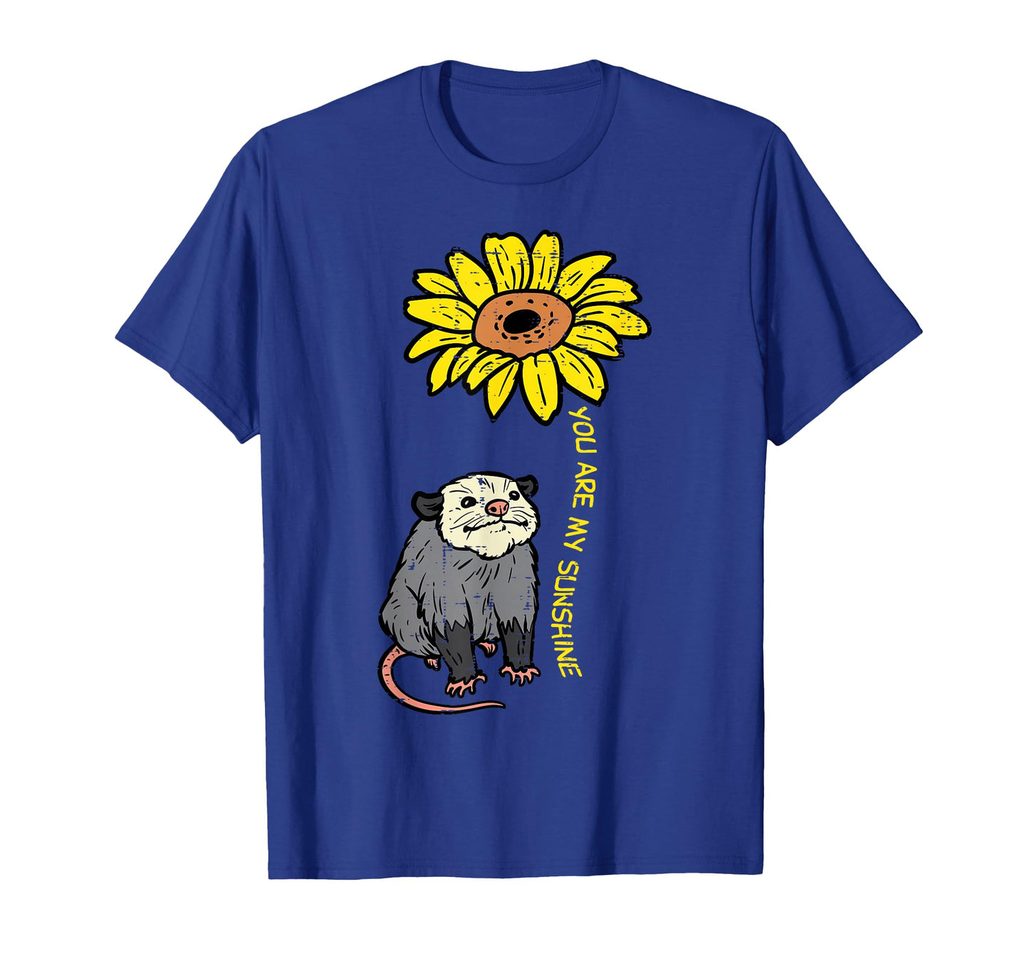 Opossum Sunflower You Are My Sunshine Possum Women Girls Kid T-Shirt