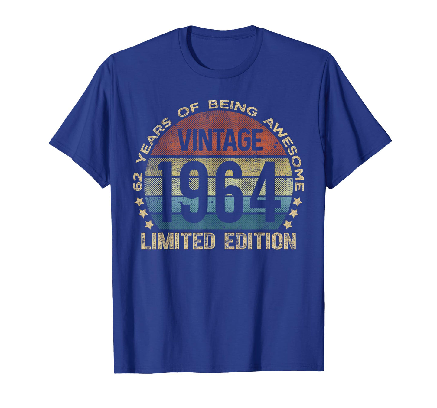 62 Year Old Gifts Vintage 1964 Limited Edition 62nd Birthday T-Shirt