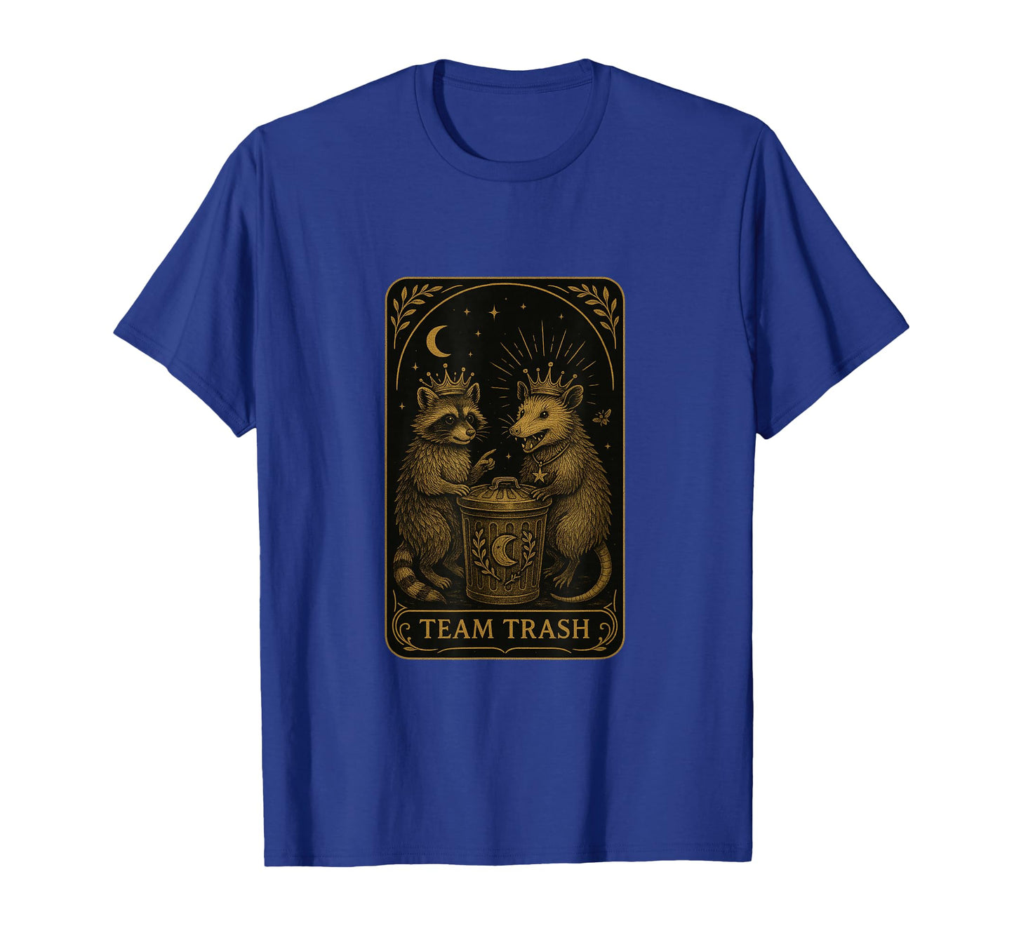 Team Trash Tarot Card Racoon Opossum Lover Funny Men Women T-Shirt