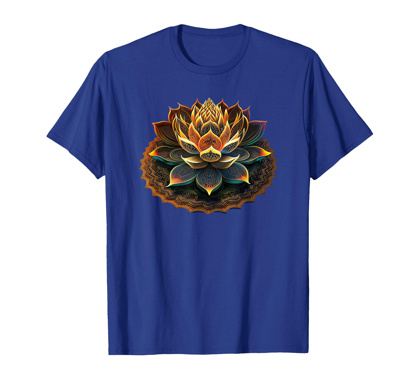 Lotus Flower Yoga Zen Bohemian Namaste Meditation T-Shirt