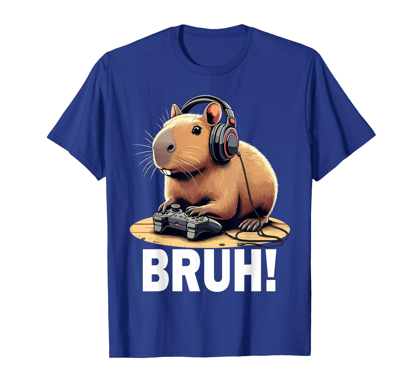 Bruh Capybara Funny Video Games Capybara Gamer Boys T-Shirt