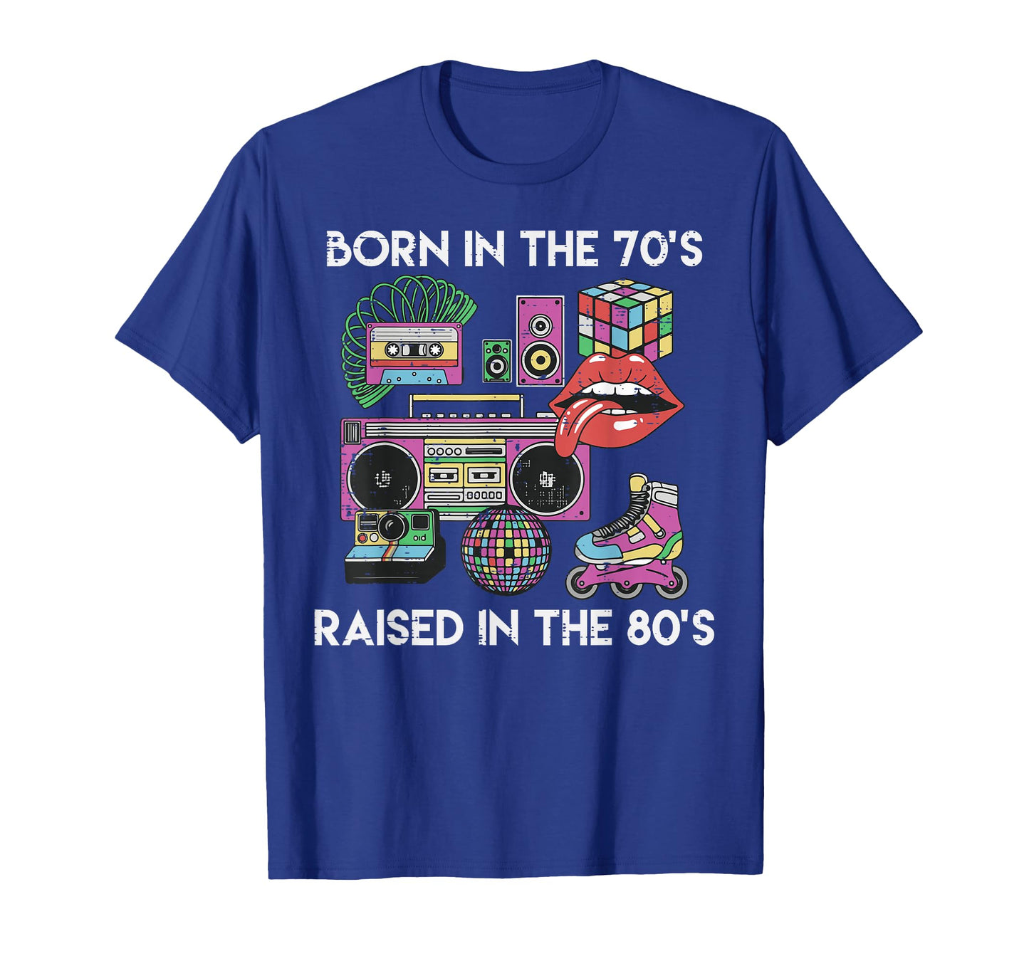 Born in 70s Raised 80s Cool Gen X Throwback Vibes Men Women T-Shirt