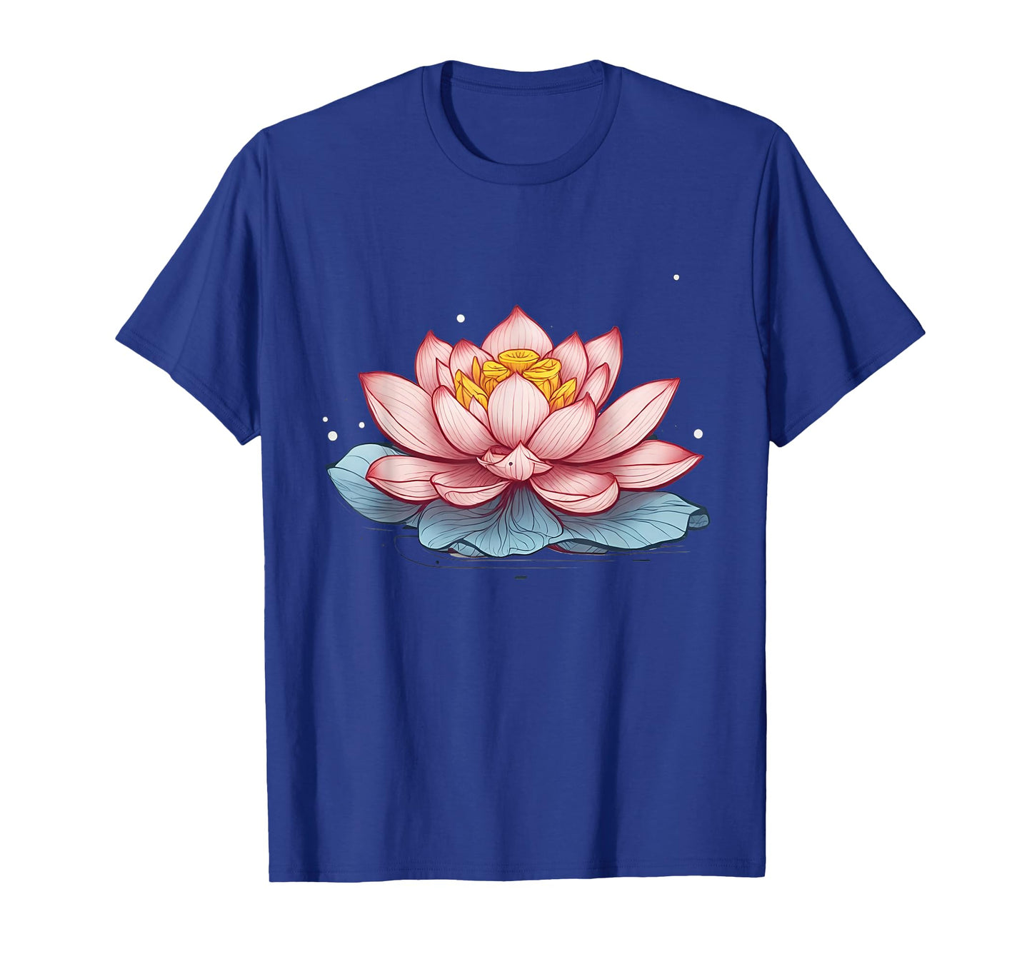 Lotus Design for Women Men Flower Graphic T-Shirt