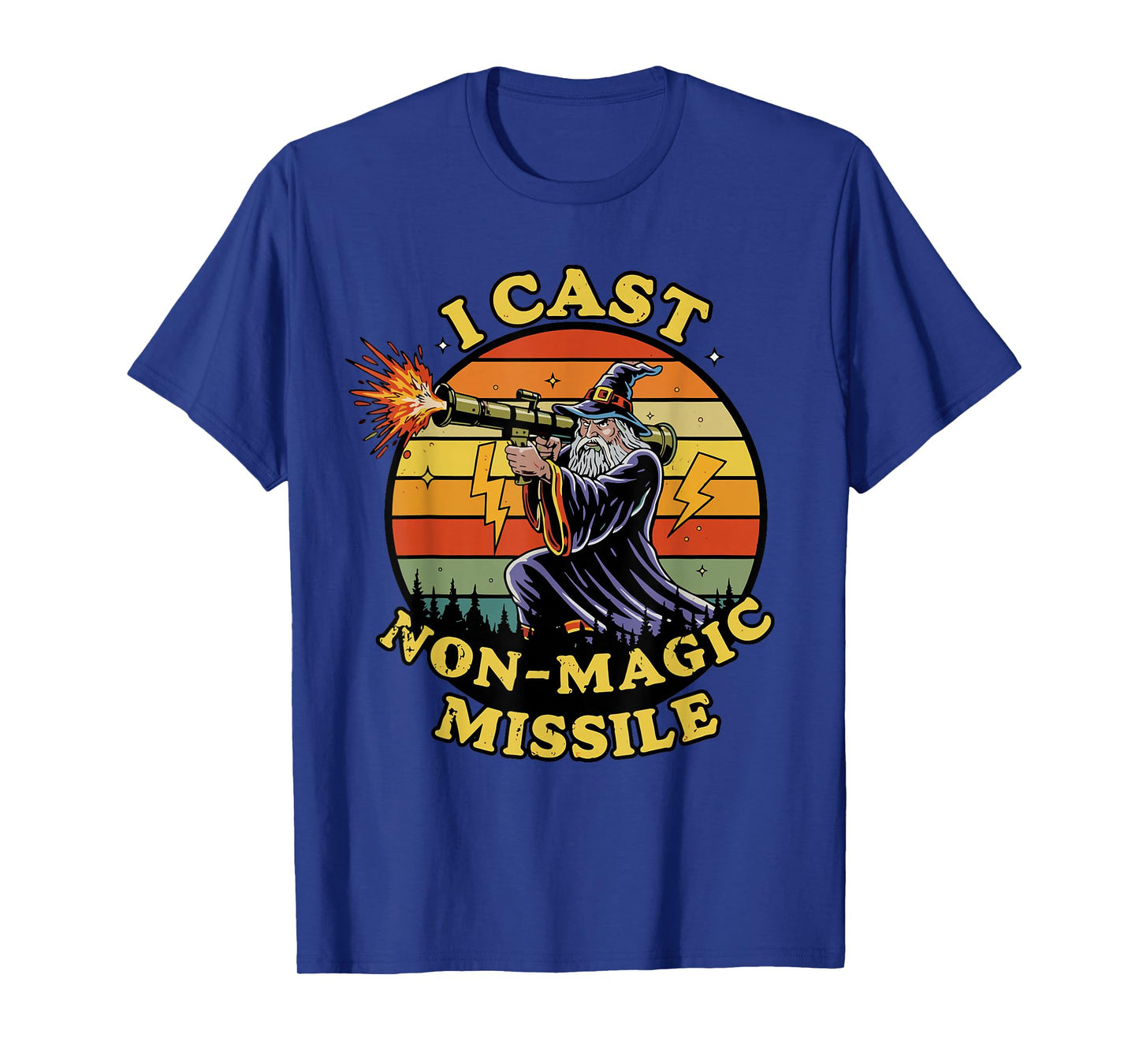 I Cast Non-Magic Missile Funny Wizard Parody Meme Womens Men T-Shirt