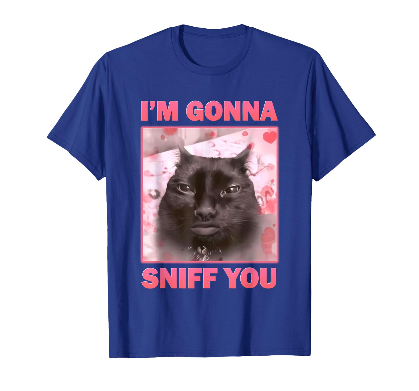 I'm Gonna Sniff You Funny Brainrot Cat Meme T-Shirt
