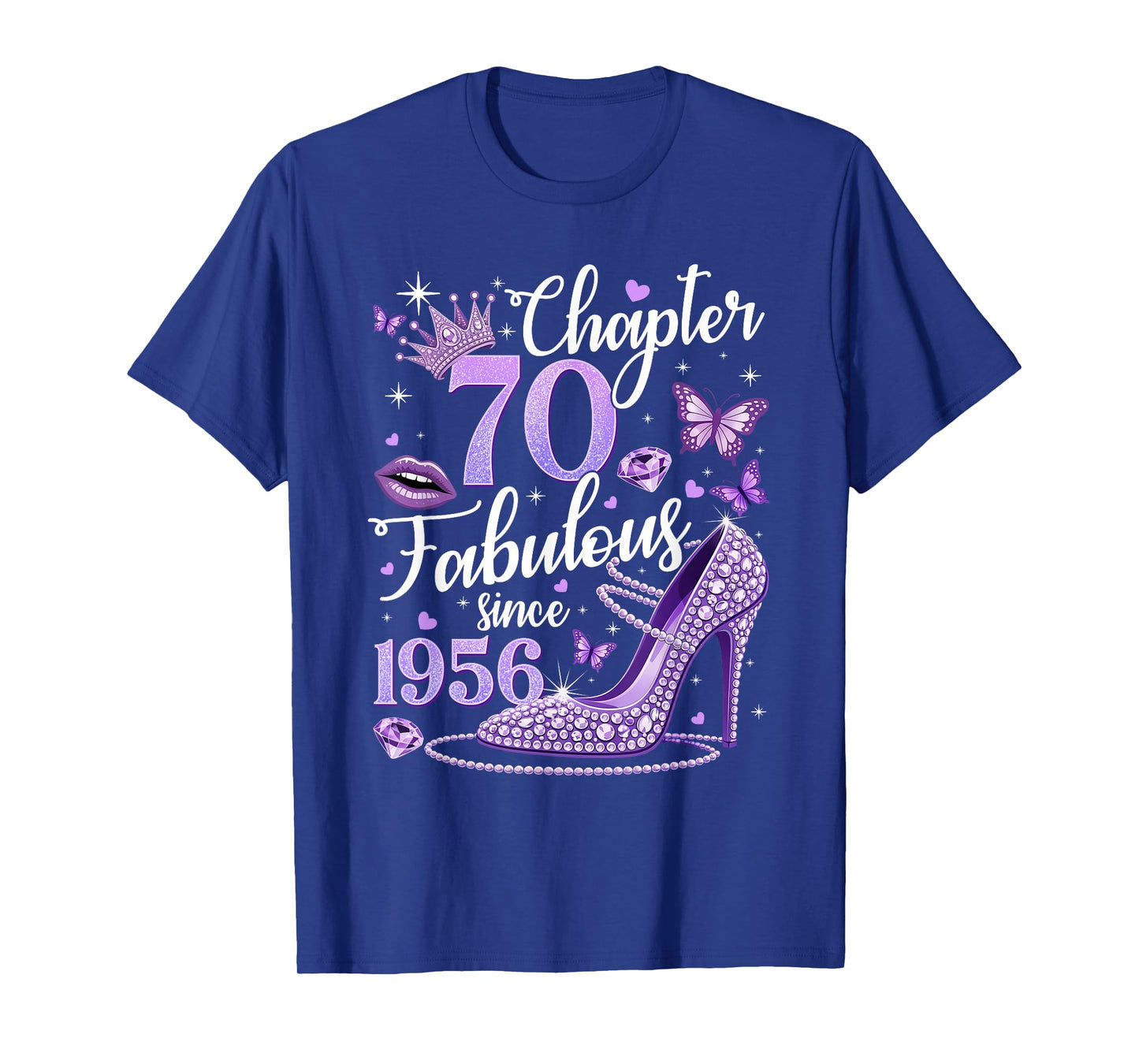 Chapter 70 Fabulous Since 1956 70 Years Old Birthday Women T-Shirt