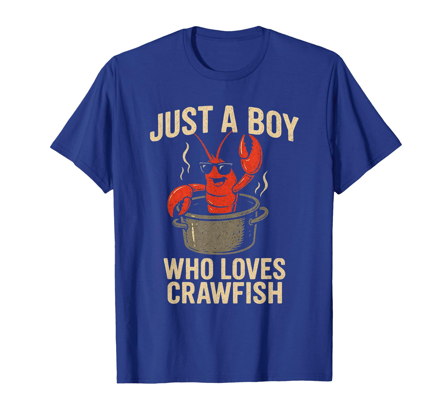 Funny Crawfish Boil Boys Kids Lobster Cajun Festival Tee T-Shirt