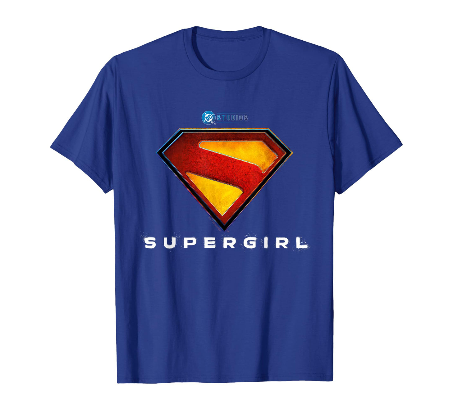 Supergirl 2026 Full Color Shield Name Under Shield T-Shirt