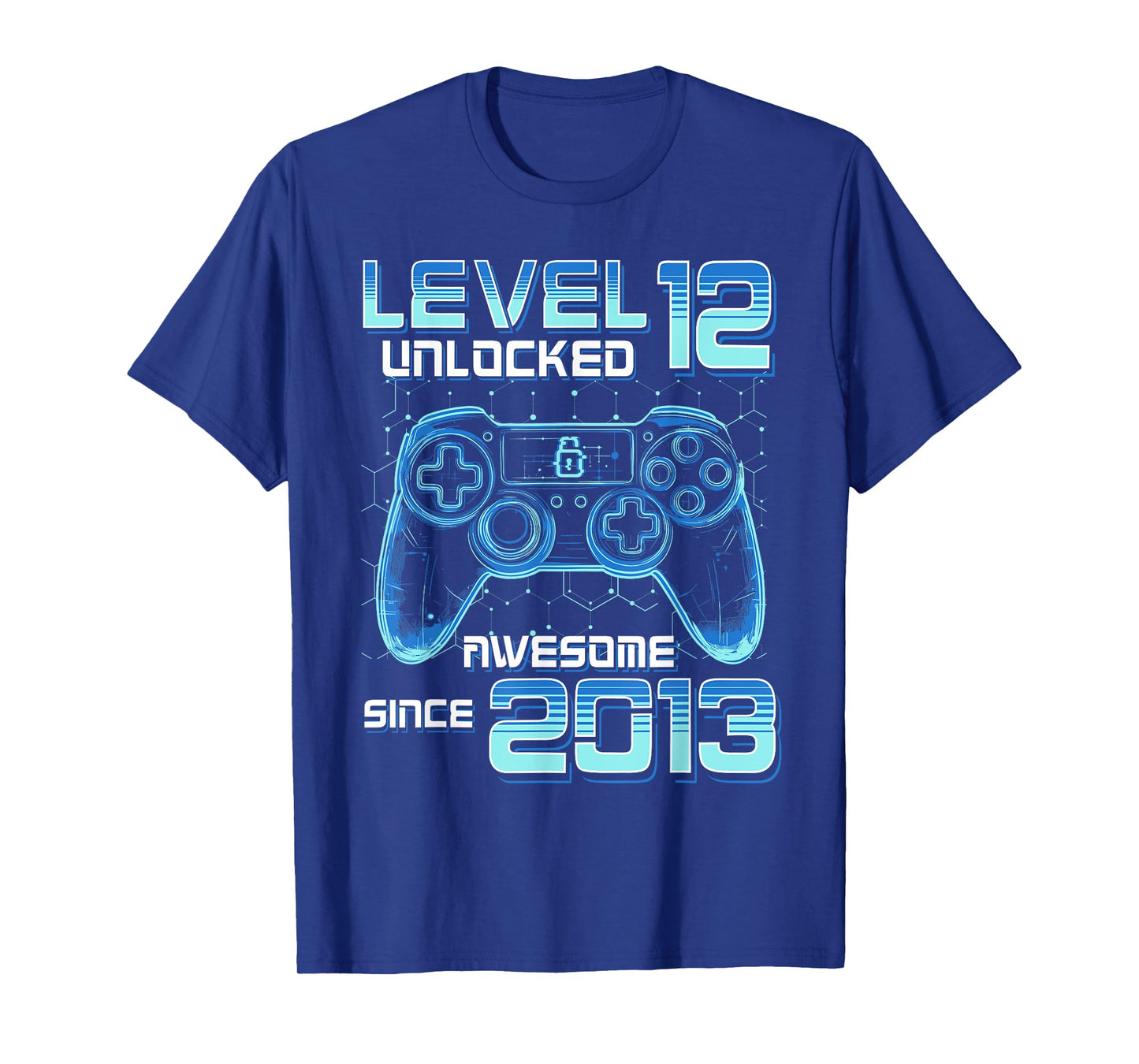 Level 12 Unlocked Video Game Party 12th Birthday Gamer Boys T-Shirt