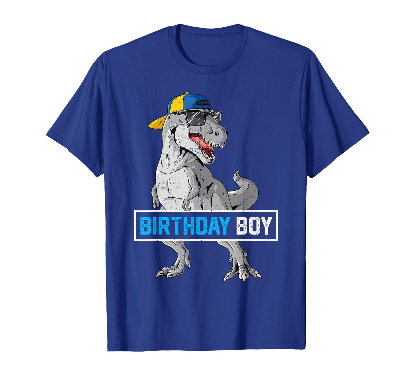 Kids Birthday Boy Dino T Rex Dinosaur Boys Matching Family T-Shirt