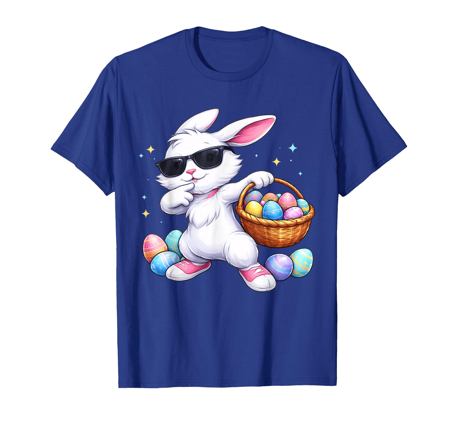 Kids Happy Bunny Dabbing Easter Kid Boys Girls Toddler Adult T-Shirt
